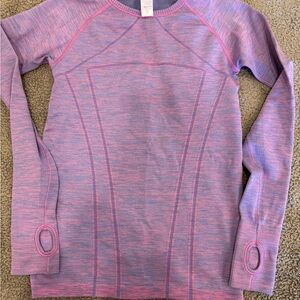 Ivivva by lululemon Pink and Purple Long Sleeve Athletic girls Top swiftly style
